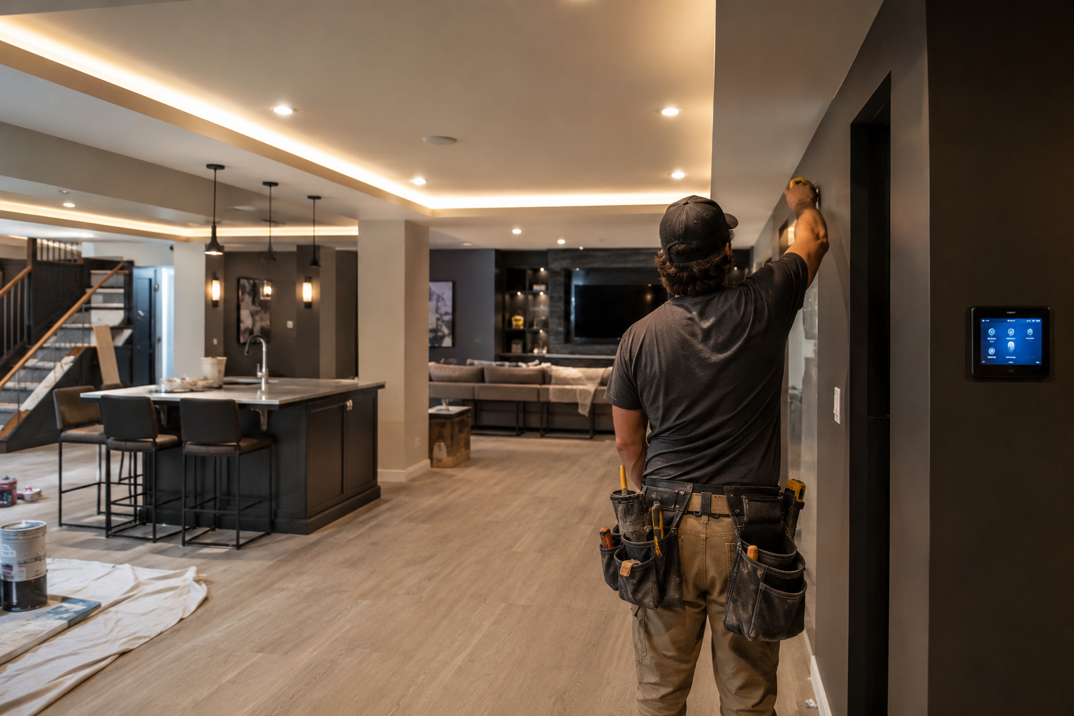 Beautifully remodeled home interior by CS Remodeling